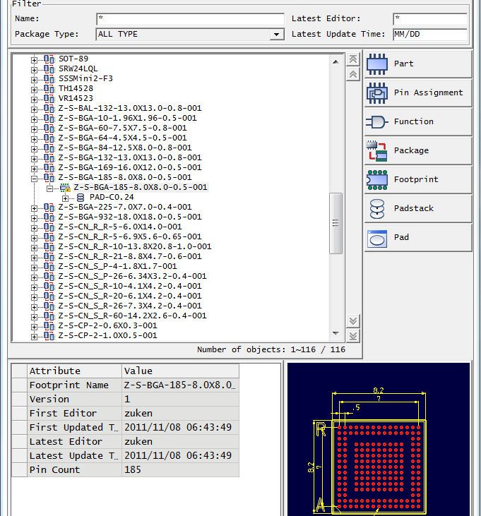 pcb footprint editor for schematic symbols