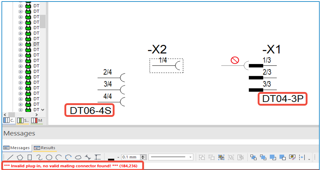 E3.series Release 2021 - Online checks for manual connections